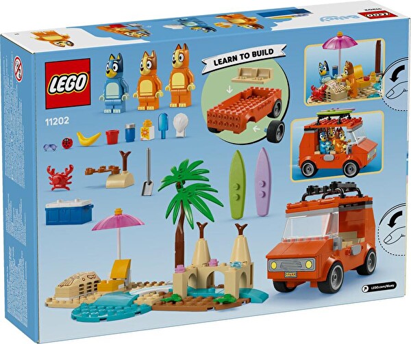 LEGO Duplo Bluey: Bluey’nin Ailece Plaj Gezisi 11202