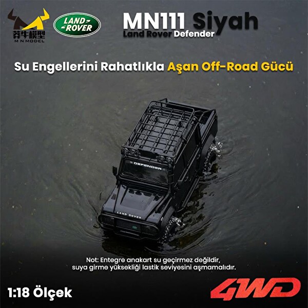 MN Model MN111 1/18 Land Rover Defender 110 4WD RC Model Rock Crawler Offroad Uzaktan Kumandalı Araba