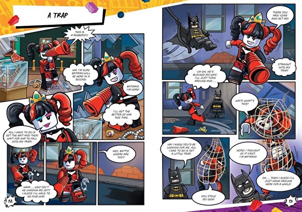 LEGO (R) DC Super Heroes (TM): Batman vs. Harley Quinn (with Batman (TM) and Harley Quinn (TM) minifigures, pop-up play scenes and