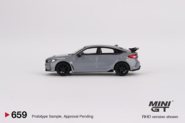Mini GT Honda Civic Type R Sonic Gray Pearl 2023 659
