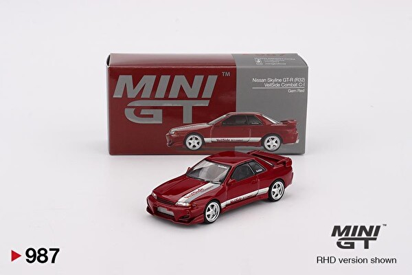 Mini GT Nissan Skyline GT-R R32 VeilSide Combat C-I Gem Red Oyuncak Araç 987
