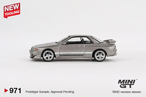 Mini GT Nissan Skyline GT-R R32 Veilside Combat C-I Veilside Grey Combat Oyuncak Araç 971