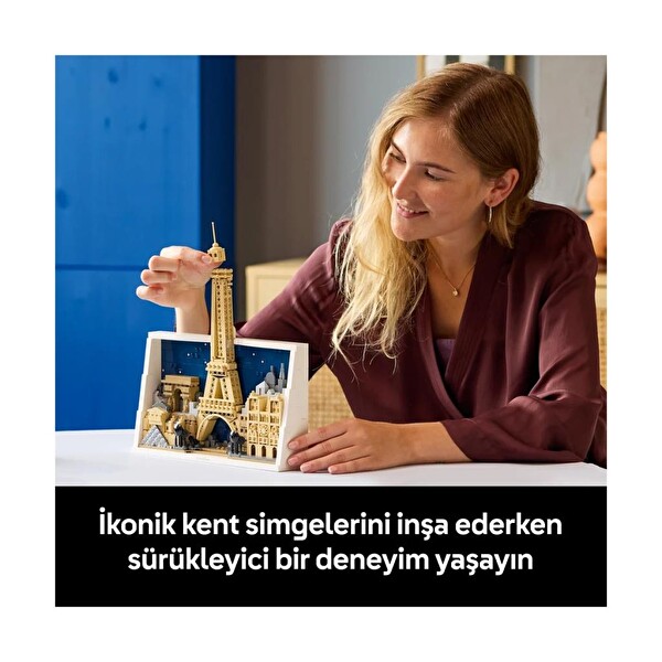 LEGO Architecture Paris Aşıklar Şehri Blok Oyuncak 21064