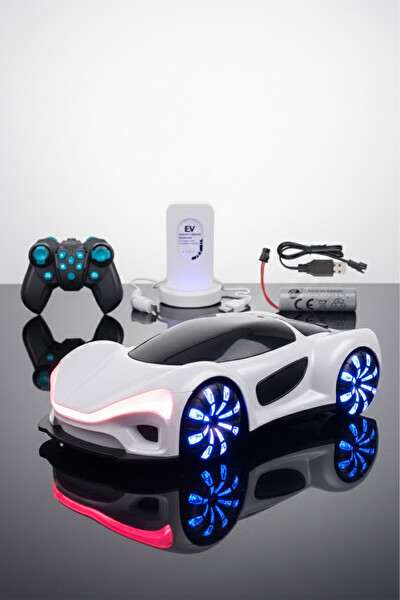 Vardem Şarjlı 2.4G Elektrikli Spor Uzaktan Kumandalı Araba Beyaz JIN-2990