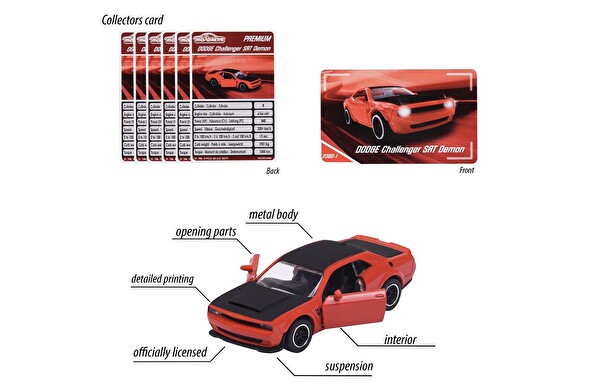 Majorette Premium Metal Diecast Araçlar 1:64 212053052