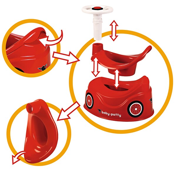 Big Bobby Baby Potty Lazımlık - Kırmızı 800056801