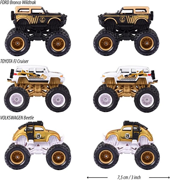 Majorette Limited Edition 9 Gold Rockerz Arazi Aracı - Ford Wildtrak 212054033
