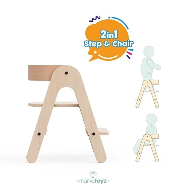 Mamatoyz Ministep Çok Amaçlı Tabure Oturak