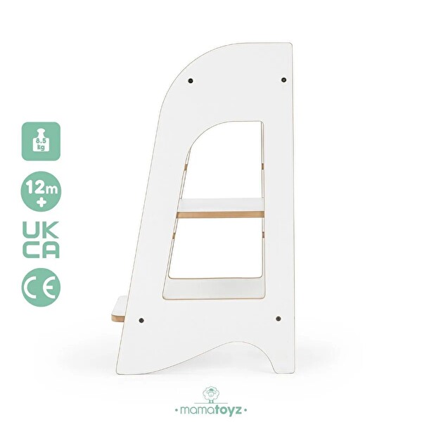 Mamatoyz Öğrenme Kulesi Beyaz - MDF 07KM