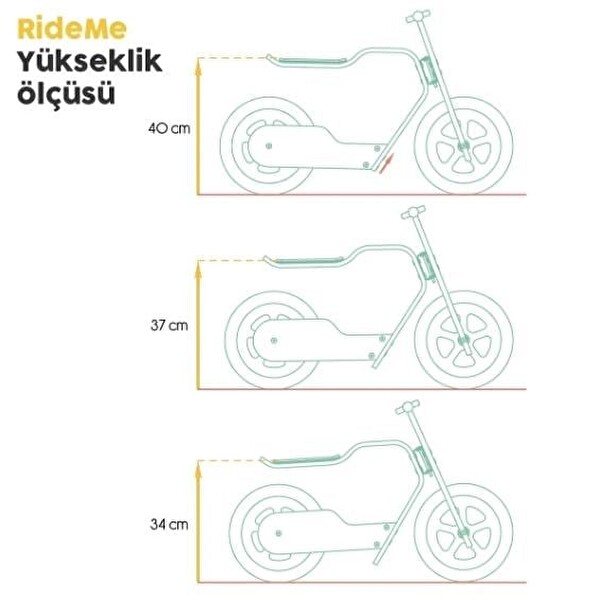Mamatoyz RideMe Denge Bisikleti - Balance Bike