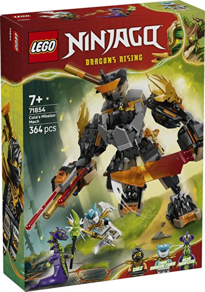 LEGO Ninjago Cole'un Görev Robotu Ve Ejderha Zane 71854