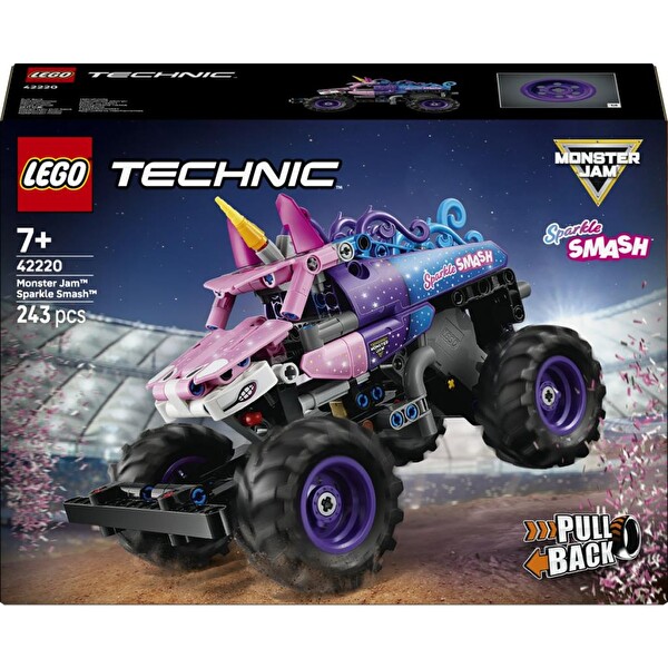 LEGO Technic Monster Jam Sparkle Smash Çek-Bırak Blok Oyuncak 42220
