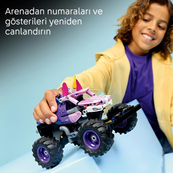 LEGO Technic Monster Jam Sparkle Smash Çek-Bırak Blok Oyuncak 42220