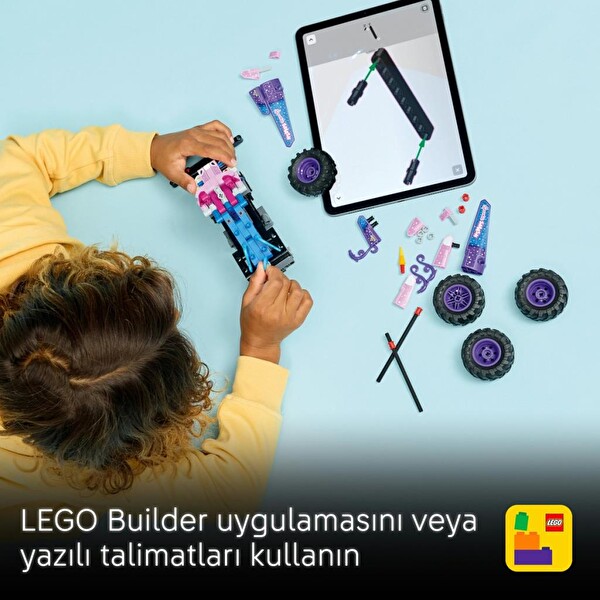 LEGO Technic Monster Jam Sparkle Smash Çek-Bırak Blok Oyuncak 42220