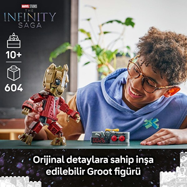 LEGO Marvel Yağmacı Tulumlu Groot 76341