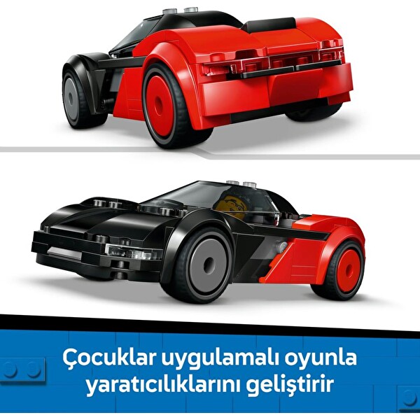 LEGO City Elektrikli Süper Araba Yapım Seti 60486