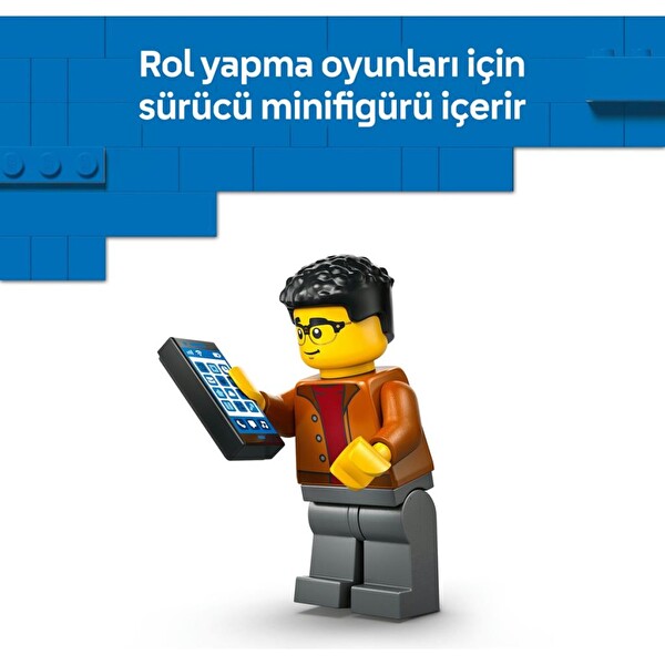 LEGO City Elektrikli Süper Araba Yapım Seti 60486