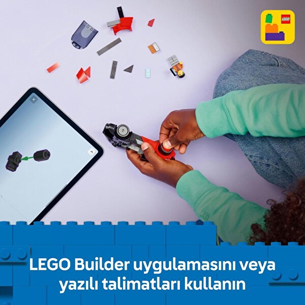 LEGO City Elektrikli Süper Araba Yapım Seti 60486