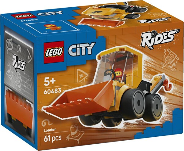 LEGO City Araçlar İnşaat Yükleyicisi Blok Oyuncak 60483