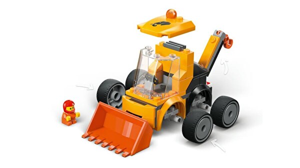 LEGO City Araçlar İnşaat Yükleyicisi Blok Oyuncak 60483