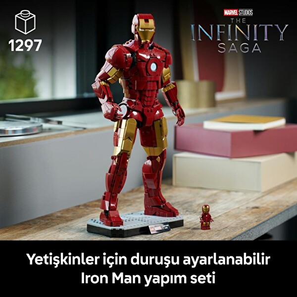 LEGO Marvel Iron Man Mark 3 Koleksiyoncu Versiyonu 76344