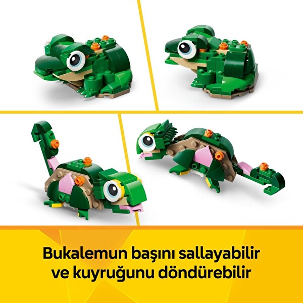 LEGO Creator 3'ü 1 Arada Kaplumbağa İle Nilüfer Çiçeği 31377
