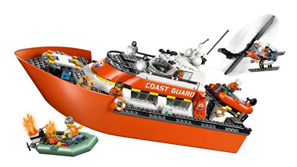 LEGO City Sahil Güvenlik Kurtarma Botu Ve Helikopteri 60504