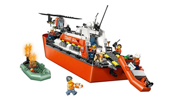LEGO City Sahil Güvenlik Kurtarma Botu Ve Helikopteri 60504