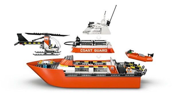 LEGO City Sahil Güvenlik Kurtarma Botu Ve Helikopteri 60504