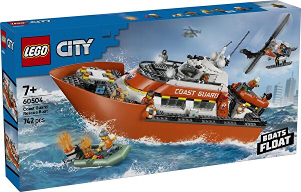 LEGO City Sahil Güvenlik Kurtarma Botu Ve Helikopteri 60504