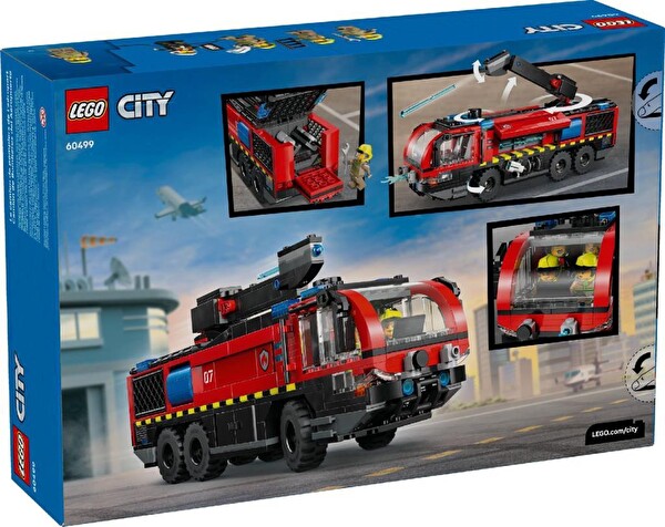 LEGO City Havaalanı İtfaiye Kamyonu Blok Oyuncak 60499