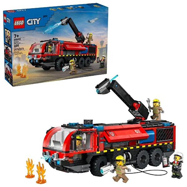 LEGO City Havaalanı İtfaiye Kamyonu Blok Oyuncak 60499