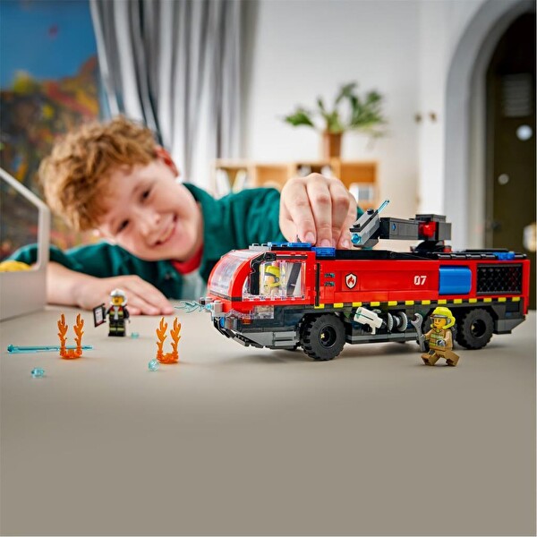 LEGO City Havaalanı İtfaiye Kamyonu Blok Oyuncak 60499