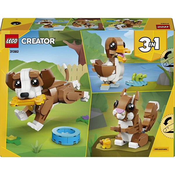 LEGO Creator 3'ü 1 Arada Sevimli Hayvanlar Oyunbaz Yavru Köpek 31382