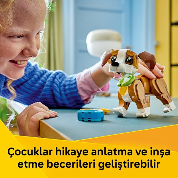 LEGO Creator 3'ü 1 Arada Sevimli Hayvanlar Oyunbaz Yavru Köpek 31382