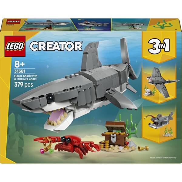 LEGO Creator Acımasız Köpek Balığı İle Hazine Sandığı 31381