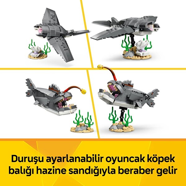 LEGO Creator Acımasız Köpek Balığı İle Hazine Sandığı 31381