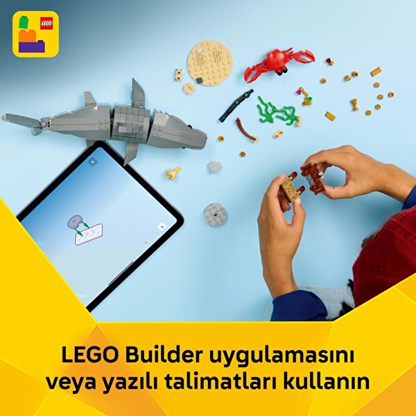 LEGO Creator Acımasız Köpek Balığı İle Hazine Sandığı 31381