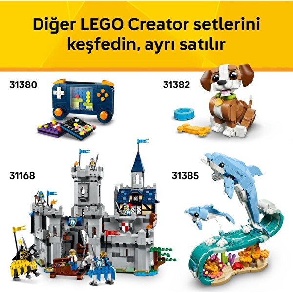 LEGO Creator Acımasız Köpek Balığı İle Hazine Sandığı 31381