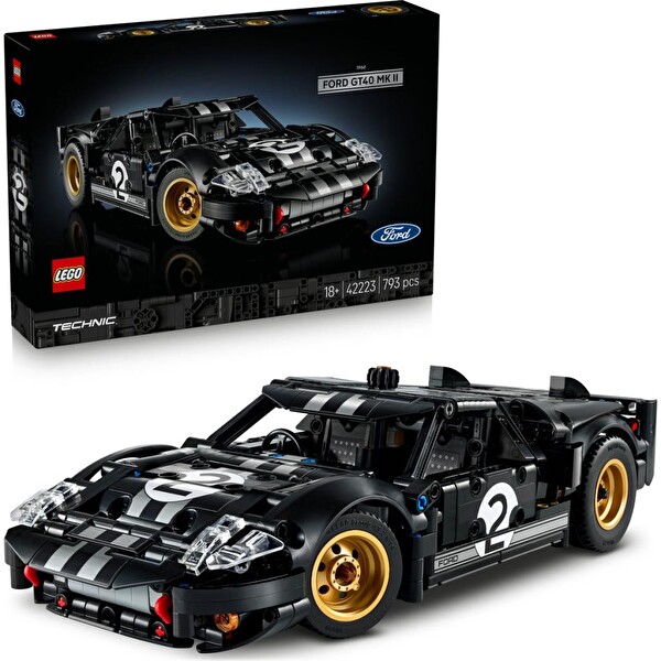 LEGO Technic 1966 Ford GT40 Mkıı Yarış Arabası Blok Oyuncak 42223