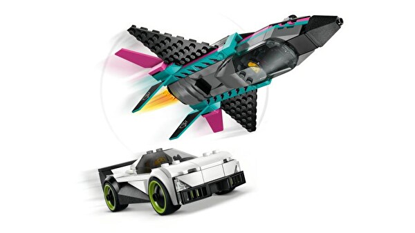 LEGO City Jet Arabaya Karşı Blok Oyuncak 60489