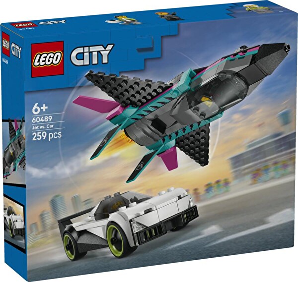 LEGO City Jet Arabaya Karşı Blok Oyuncak 60489