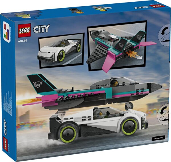 LEGO City Jet Arabaya Karşı Blok Oyuncak 60489