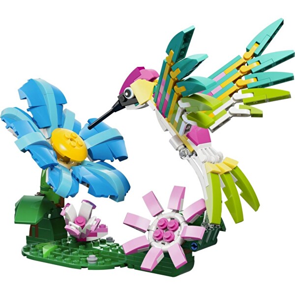 LEGO Creator 3'ü 1 Arada Vahşi Hayvanlar Renkli Sinek Kuşu 31384