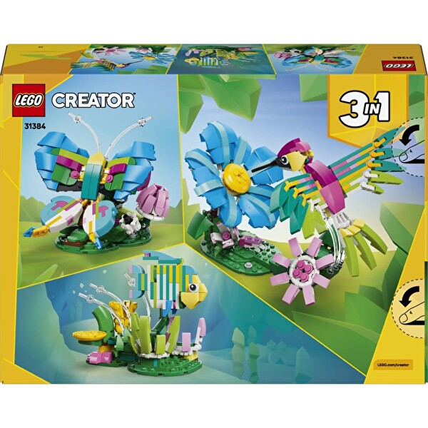 LEGO Creator 3'ü 1 Arada Vahşi Hayvanlar Renkli Sinek Kuşu 31384