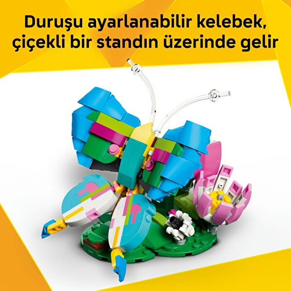 LEGO Creator 3'ü 1 Arada Vahşi Hayvanlar Renkli Sinek Kuşu 31384
