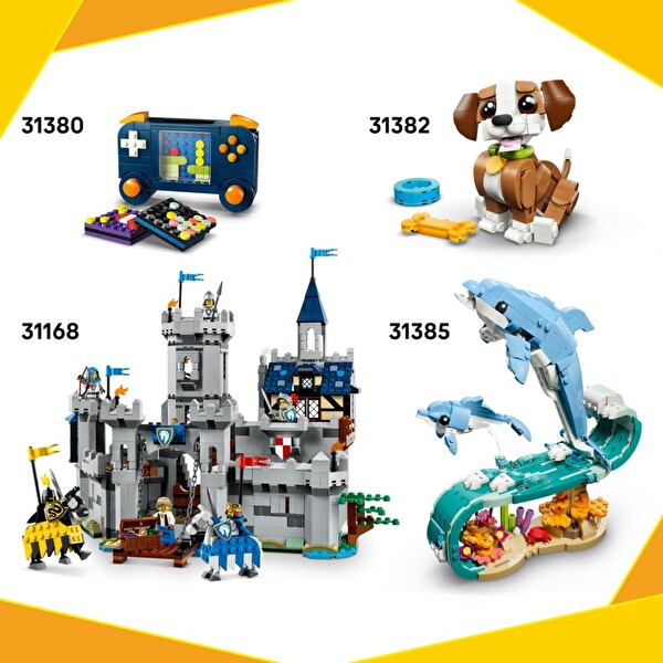 LEGO Creator 3'ü 1 Arada Vahşi Hayvanlar Renkli Sinek Kuşu 31384