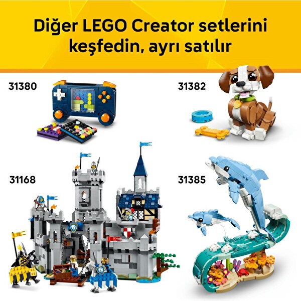 LEGO Creator 3'ü 1 Arada Vahşi Dinozor 31379