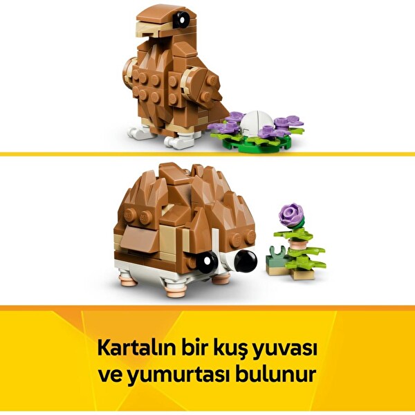 LEGO Creator 3'ü 1 Arada Sevimli Hamster İle Çiçek Blok Oyuncak LG31376