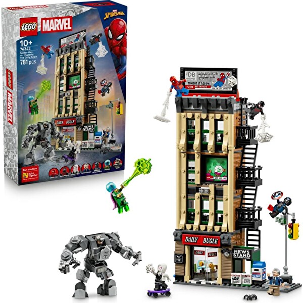 LEGO Marvel Örümcek Adam Mysterio'ya Karşı: Daily Bugle 76342